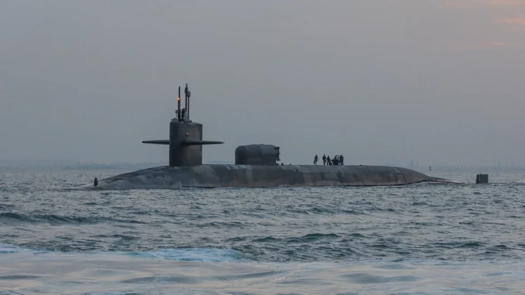 USS Georgia Guided Missile Submarine Deployed to Middle East