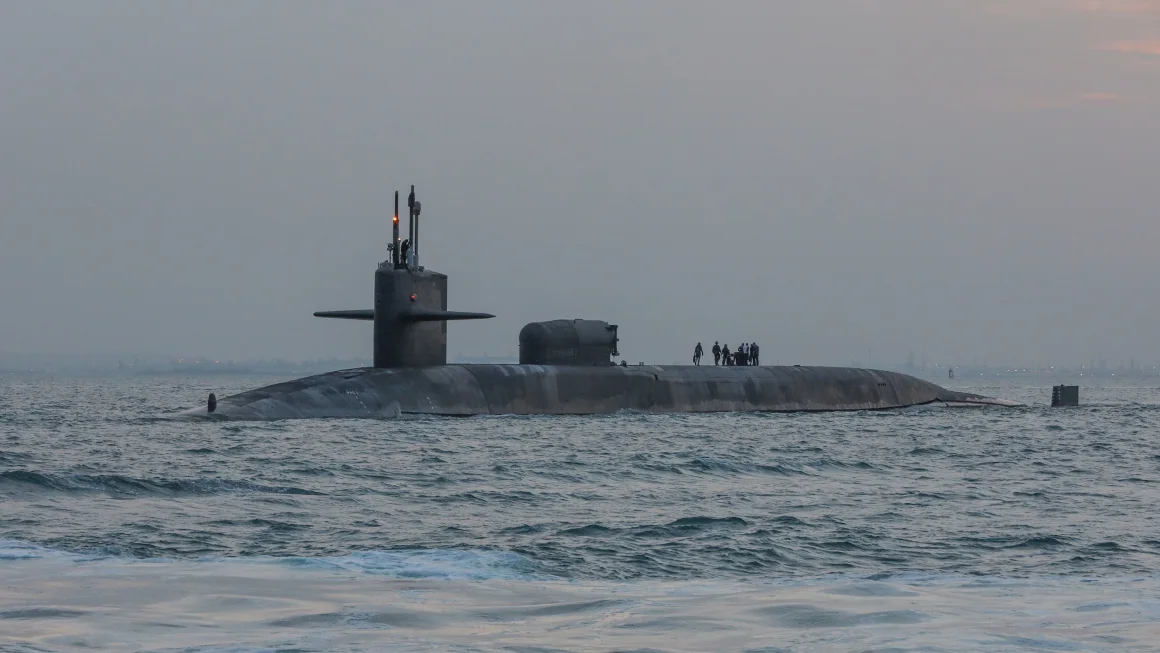 USS Georgia Guided Missile Submarine Deployed to Middle East